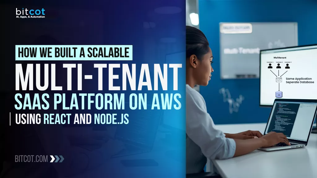 Multi-Tenant SaaS Platform on AWS Using React and Node.js