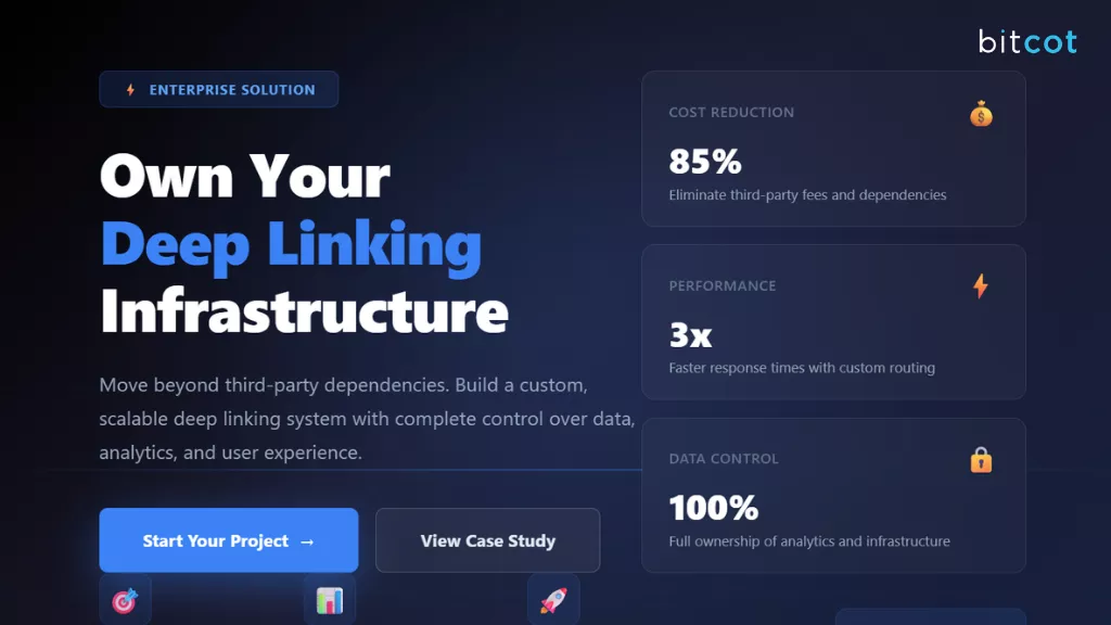custom deep linking implementation
